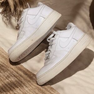 Nike Classic White Air Force Ones Sneakers
